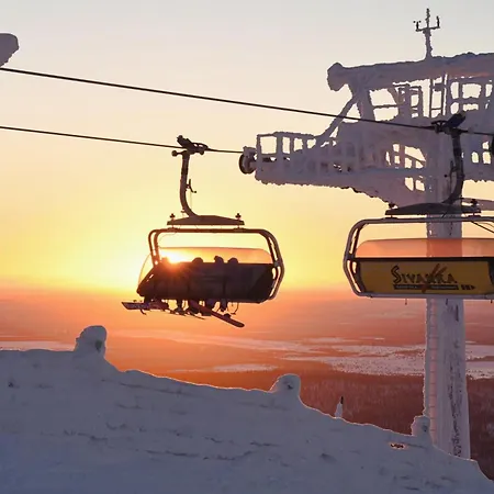 Onnenpesae 8 Center 3,8 Km Incl Wifi, Sauna, Washing Machine ليفي